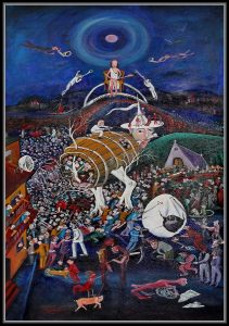 Calistrat Robu - Saracie Ulei pe pânză 120x60 -2009