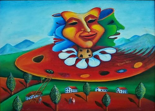 „Masti” ulei -panza 50 x 70