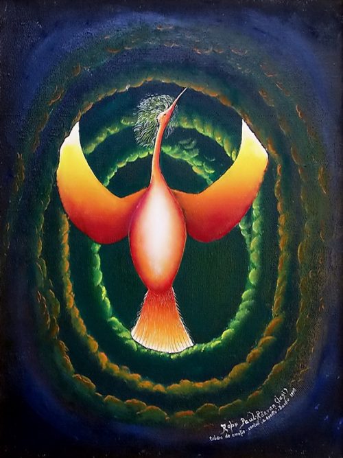 Paul Razvan Robu - „Pasărea măiastră”  ulei-panza 40x30